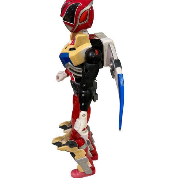 Power Rangers SPD Mighty Battlized Red Power Ranger Deluxe Action Figure - Picture 3 of 4